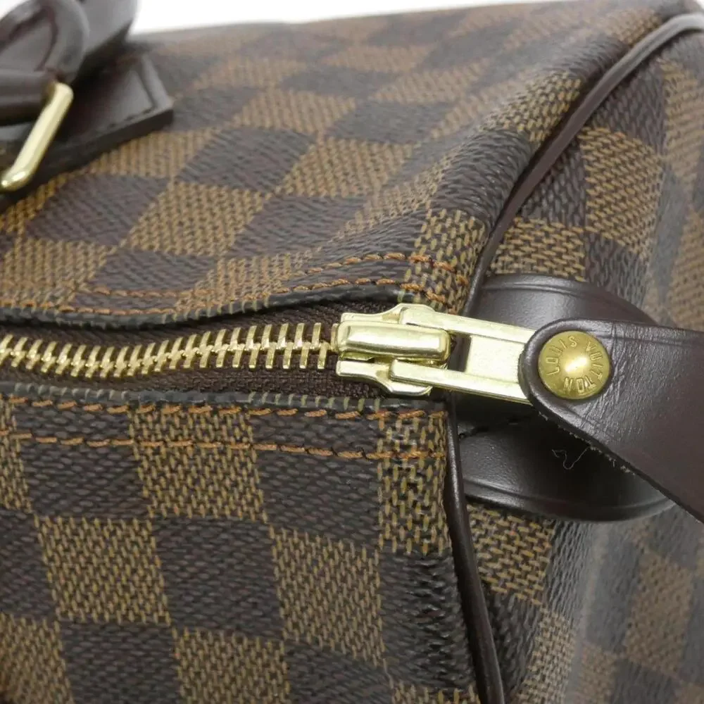 LOUIS VUITTON Brown Damier Speedy 30 Boston Bag